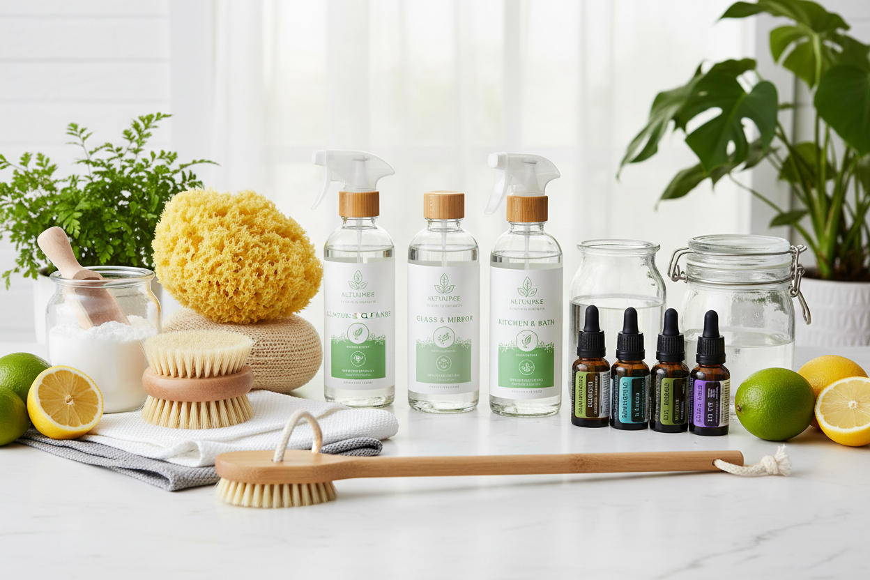 natural cleaning products to clean a house